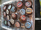 Amide hydrolysis cupcakes at the group picnic, July 2012